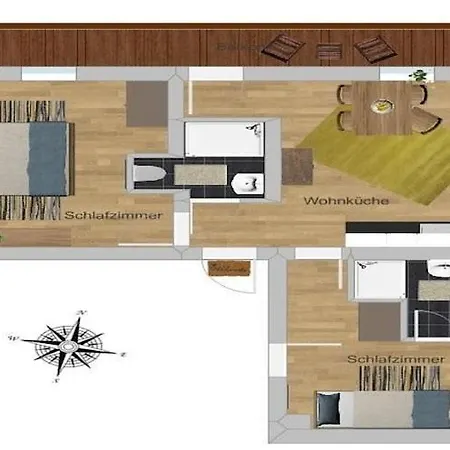 Flat In With A Balcony * Krimml